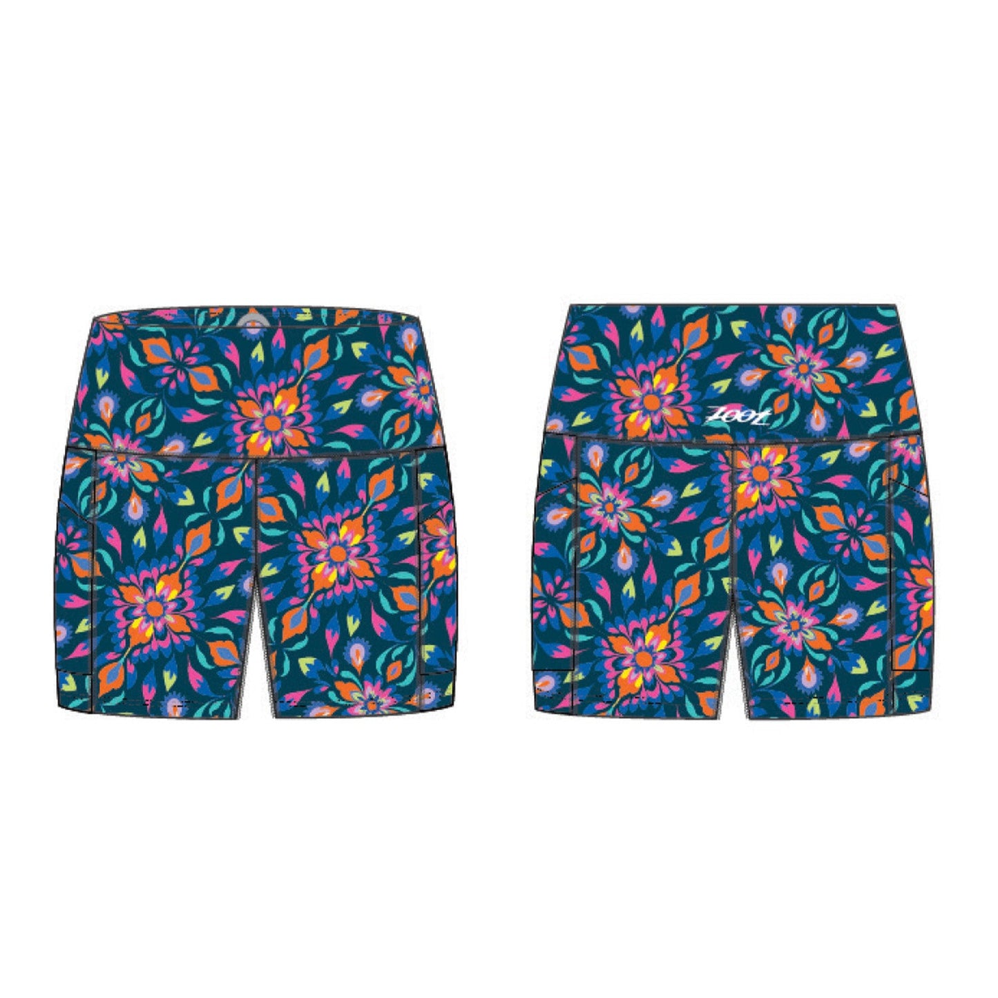 Women's Ltd Run 8" Pulse High-Rise Short - Kaleidoscope