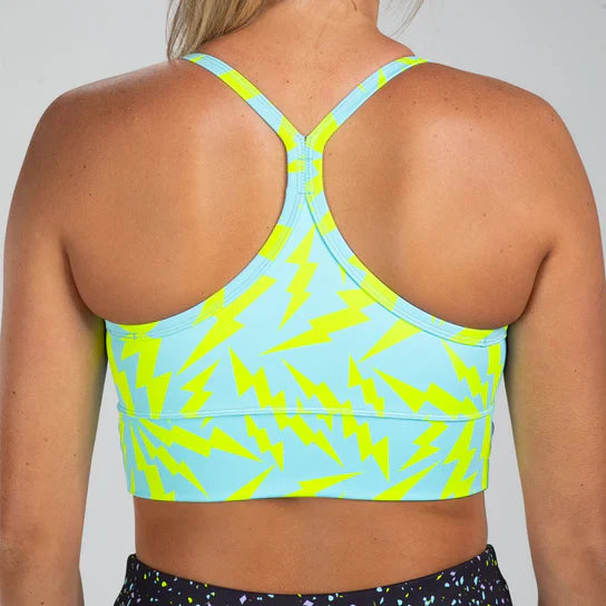 Women's Ltd Run Crop - Electric