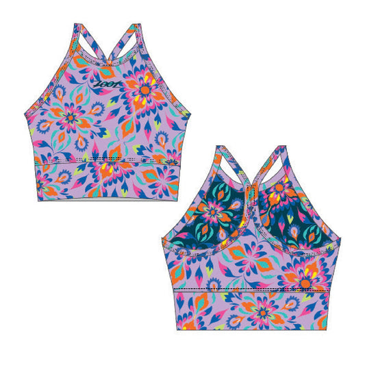 Women's Ltd Run Crop - Kaleidoscope
