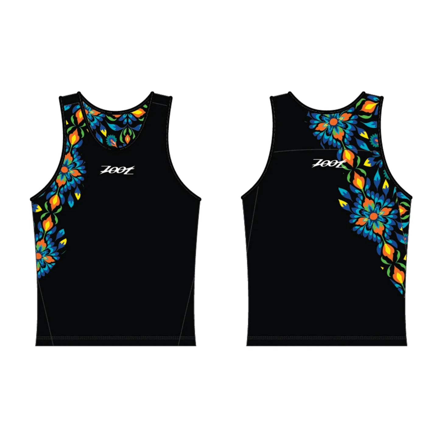 Men's Ltd Run Singlet - Kaleidoscope