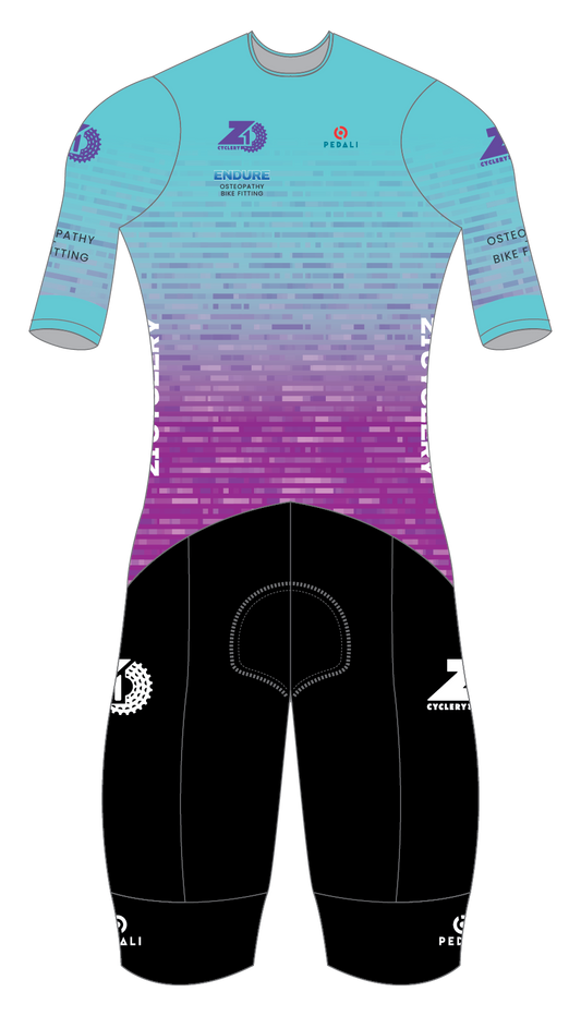 Z1 Cyclery Speedsuit with 2 Pockets with Full Open Zipper