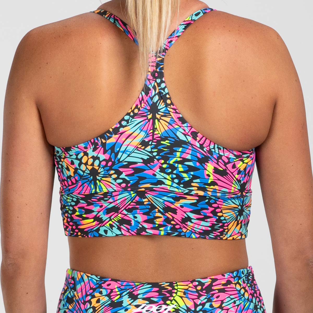 Women's Ltd Run Crop - Mariposa
