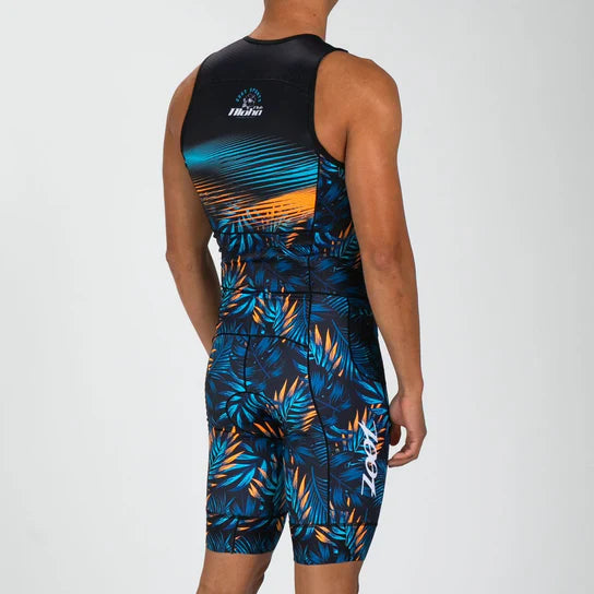 Men's Ltd Tri Aero Slvs Fz Racesuit - Club Aloha