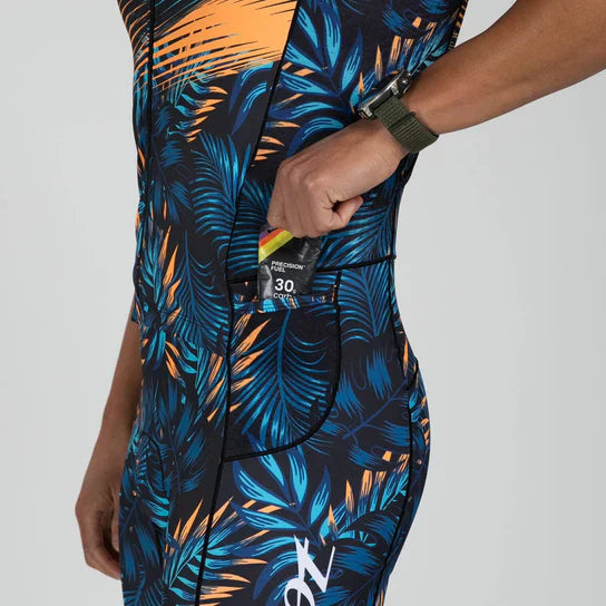 Men's Ltd Tri Aero Slvs Fz Racesuit - Club Aloha