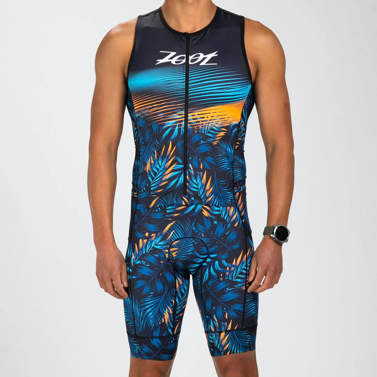 Men's Ltd Tri Aero Slvs Fz Racesuit - Club Aloha