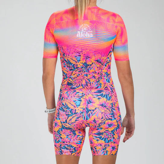 Women's Ltd Tri Aero Fz Racesuit - Club Aloha